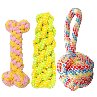 Различни висове текстилни играчки за кучета