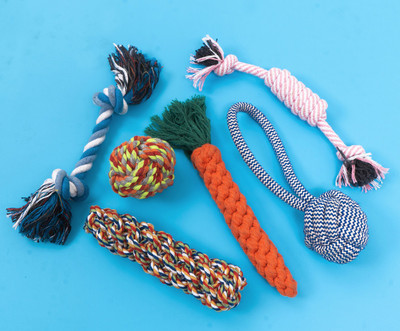 Κλωστοϋφαντουργικό παιχνίδι για σκύλους - διαφορετικά μοντέλα