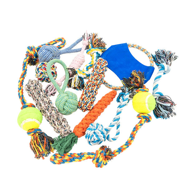 Κλωστοϋφαντουργικό παιχνίδι για σκύλους - διαφορετικά μοντέλα