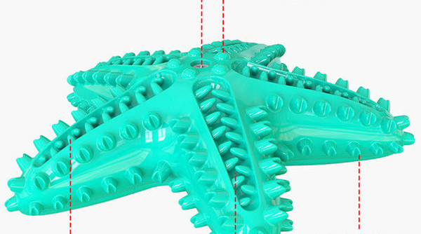 Jucărie pentru câini din cauciuc în formă de stea - mai multe modele