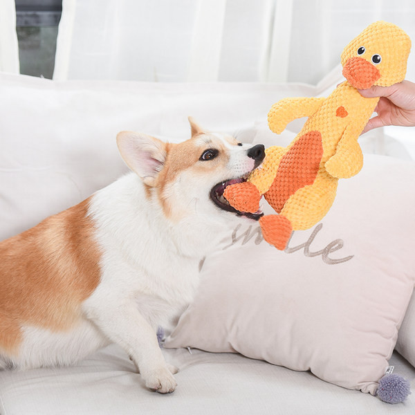 Плюшена играчка за кучета в няколко цвята