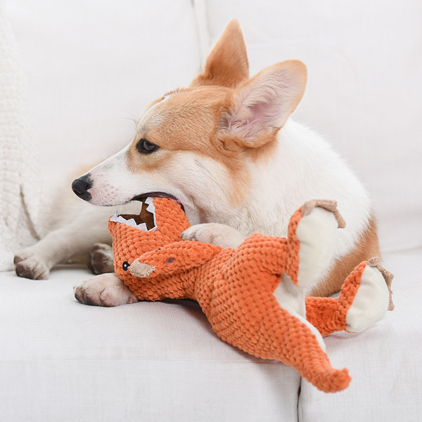 Плюшена играчка за кучета в няколко цвята