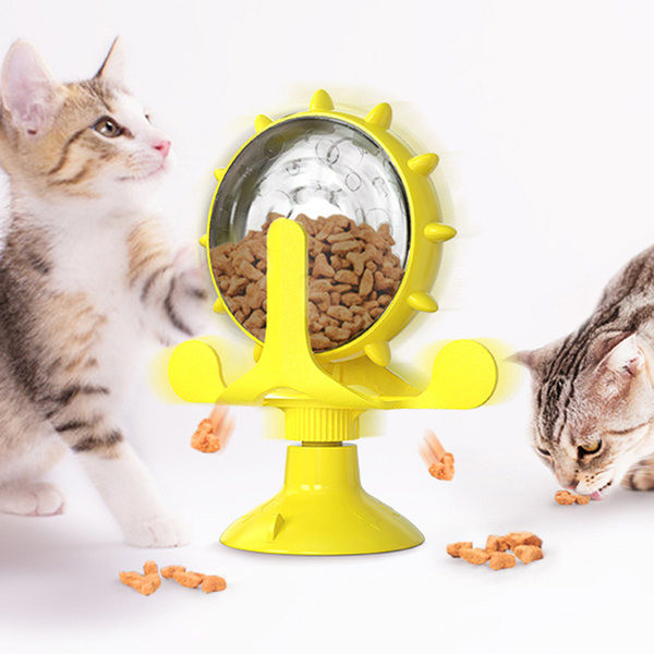 Въртяща се играчка за лакомства -подходяща за кучета и котки