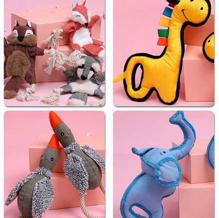 Jucărie textilă pentru animale de companie - formă diferită