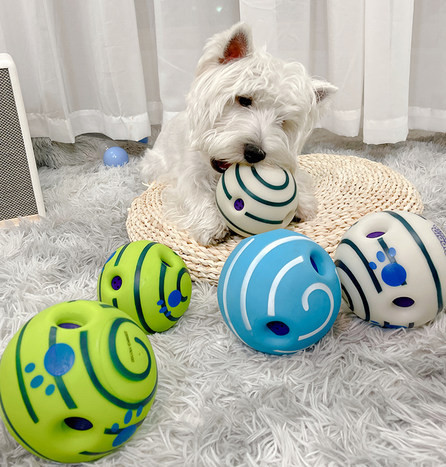 Minge de jucărie din cauciuc pentru câini