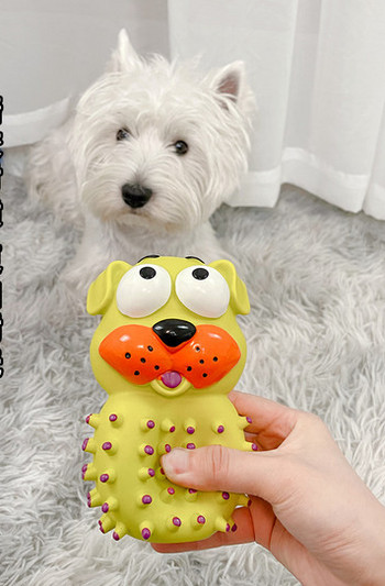 Гумена играчка за кучета - два цвята