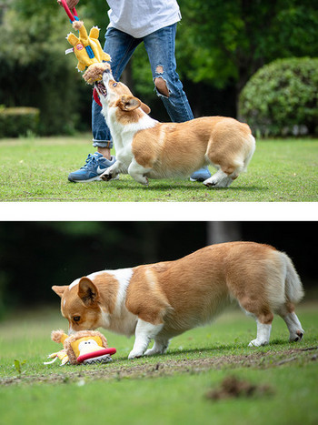 Βελούδινο παιχνίδι για σκύλους σε σχήμα ζώων