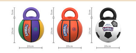 Lopta za pse s ručkom