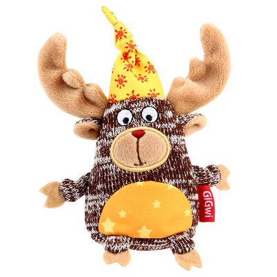 Βελούδινο  παιχνίδι σε σχήμα  πιγκουίνου ελαφιού και σκίουρου