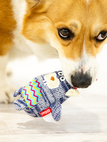 Βελούδινο  παιχνίδι σε σχήμα  πιγκουίνου ελαφιού και σκίουρου