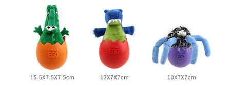 Plišane igračke za pse - tri modela