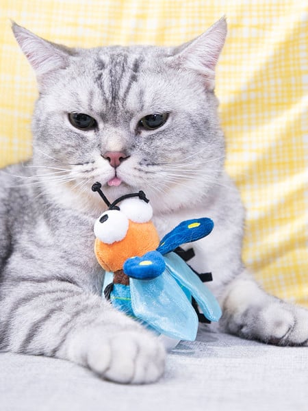 Jucărie de plus cu sunet în formă de păianjen