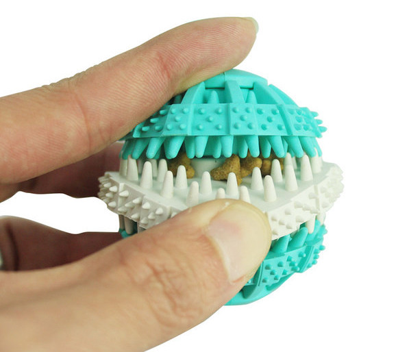 Jucărie durabilă din silicon pentru curățarea dinților la câini