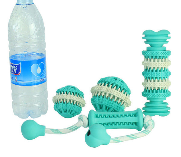 Jucărie durabilă din silicon pentru curățarea dinților la câini