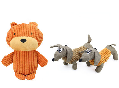 Jucărie de mestecat de pluș potrivită pentru câini