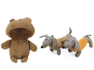 Jucărie de mestecat de pluș potrivită pentru câini