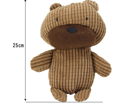 Jucărie de mestecat de pluș potrivită pentru câini