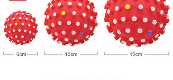 Λαστιχένια μπάλα για σκύλο με διάμετρο 6 cm, 10 cm ή 12 cm