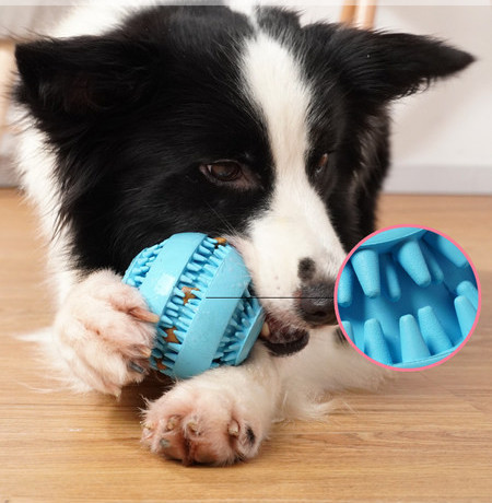 Jucărie pentru câini din cauciuc rezistentă la mușcătură