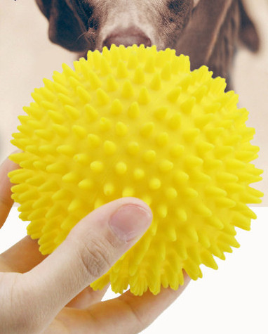 Μπάλα σιλικόνης ήχου για σκύλους