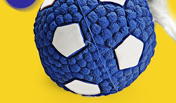 Λαστιχένια μπάλα για εκπαίδευση σκύλων