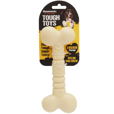 O jucărie pentru câini în formă de os