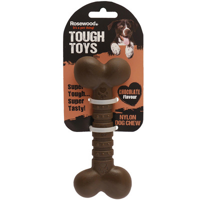 O jucărie pentru câini în formă de os