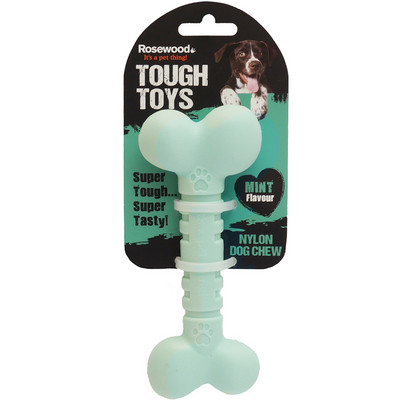 O jucărie pentru câini în formă de os