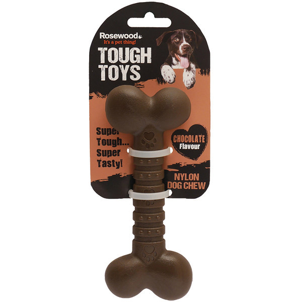 O jucărie pentru câini în formă de os