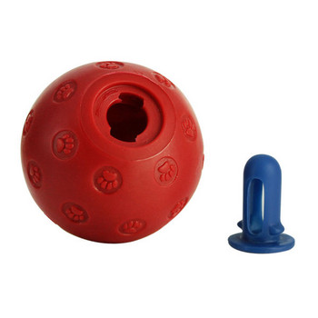 Гумена играчка топка за кучета подходяща за игра