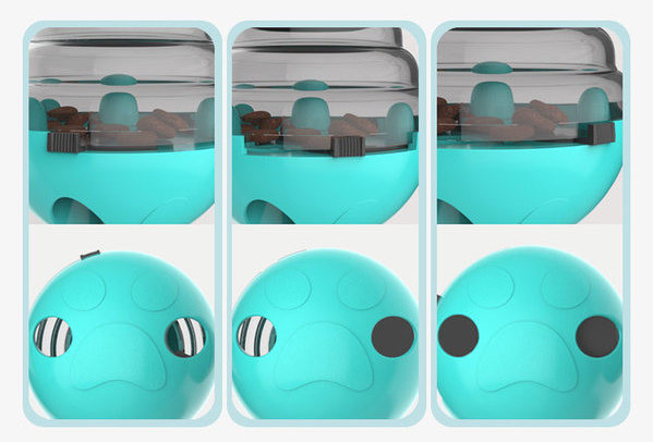 Jucărie pentru câini din plastic cu compartiment pentru mâncare