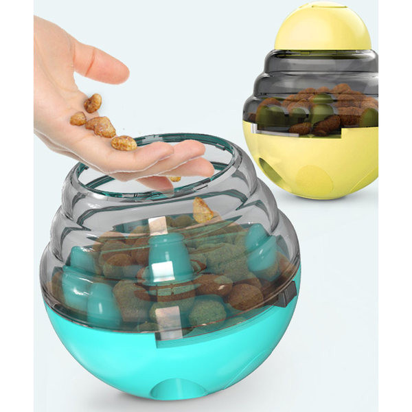 Jucărie pentru câini din plastic cu compartiment pentru mâncare