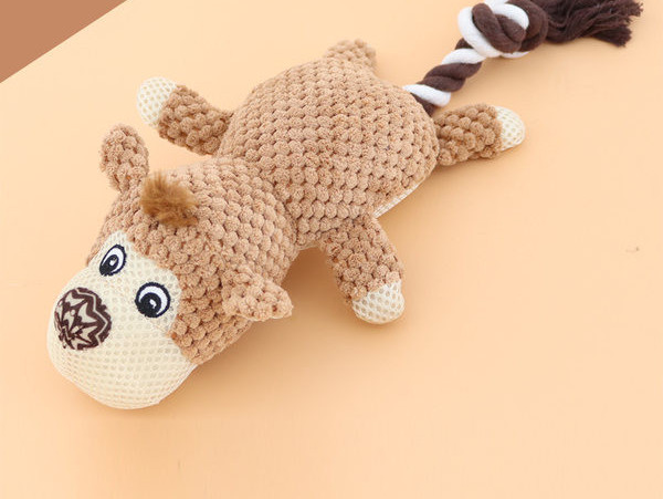 Jucărie moale de plus pentru câini