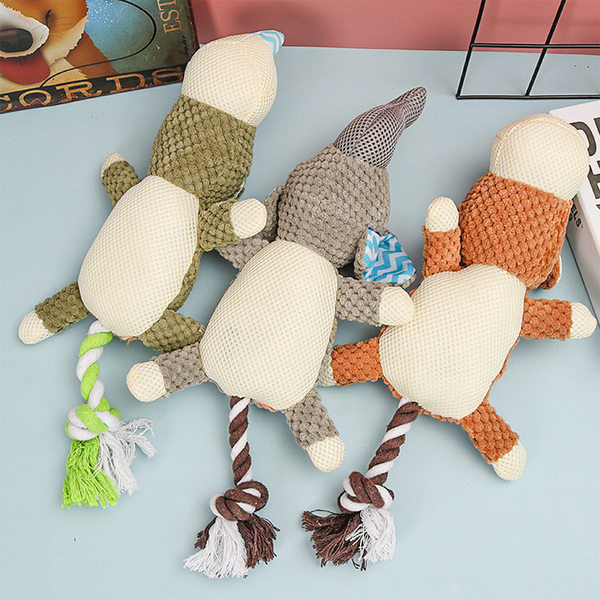 Jucărie moale de plus pentru câini