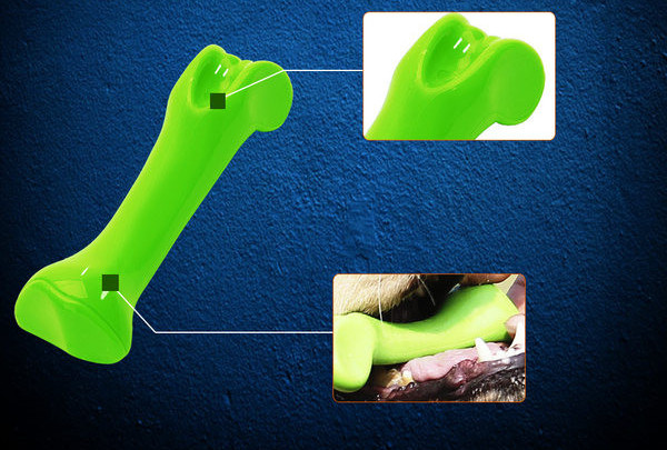 Os de jucărie de câine pentru mestecat