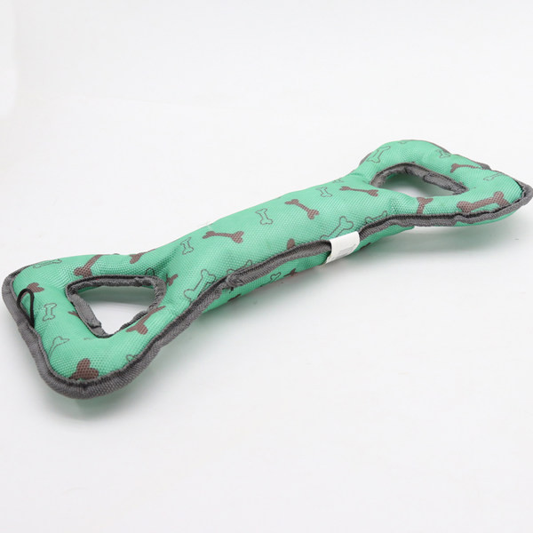 Jucărie textilă în formă de os