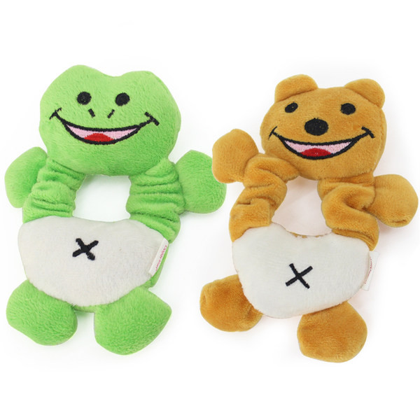 Väike plüüsist mänguasi koertele