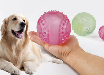 Μπάλα σιλικόνης για τον καθαρισμό των δοντιών των σκύλων