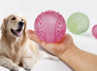 Силиконова топка за почистване на зъби на кучета