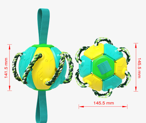 Minge de frisbee de jucărie din cauciuc pentru câini