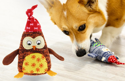Текстилна играчка подходяща за кучета