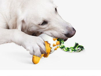 Устойчива на ухапване кучешка играчка с форма на динозавър