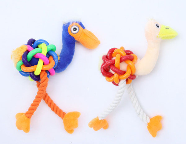 Koertele sobiv mänguasi - kolme värvi