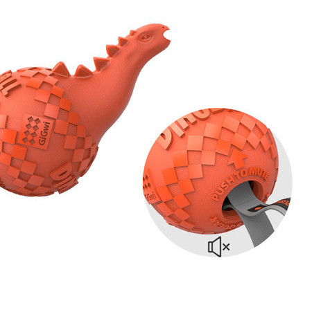 Jucărie pentru câini în formă de dinozaur