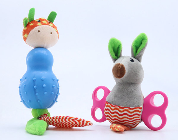 Jucărie de plus pentru câini - două modele