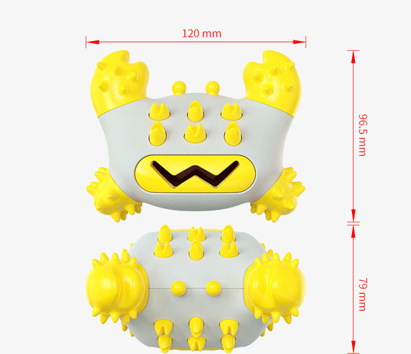 Jucărie din cauciuc în două culori pentru animale de companie