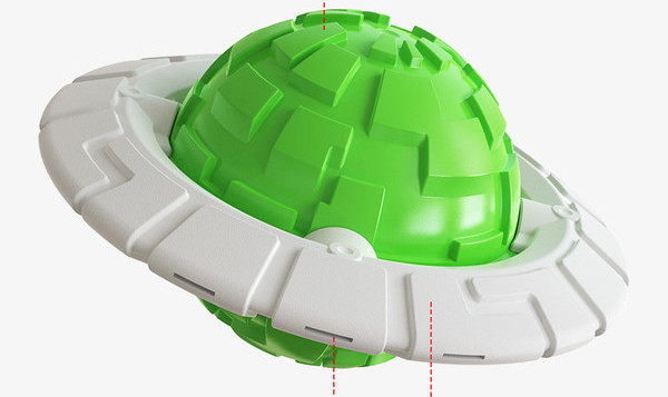 Frisbis šunų žaislas su garsu