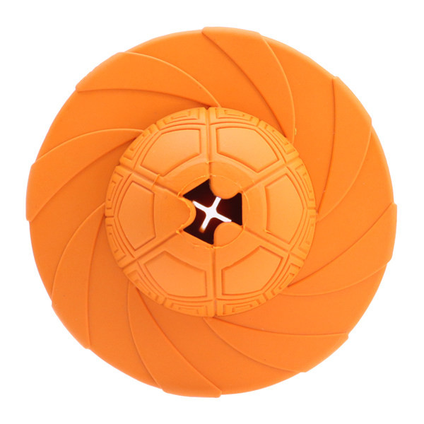 Frisbee din silicon pentru jocul cu animale de companie