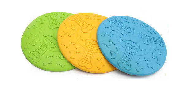 Jucărie din cauciuc pentru câini în formă rotundă