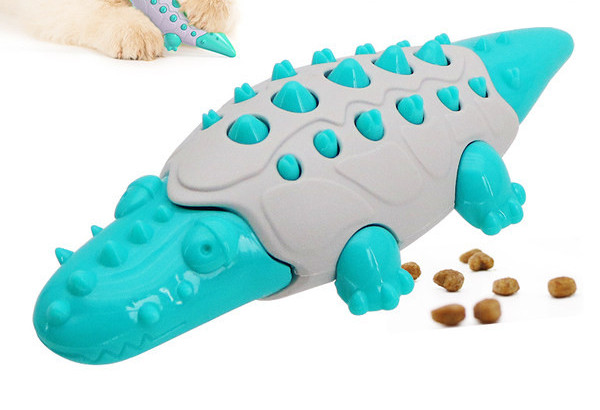 Παιχνίδι σκύλου ανθεκτικό στο μάσημα με θήκη τροφής